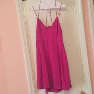 Express open back dresses